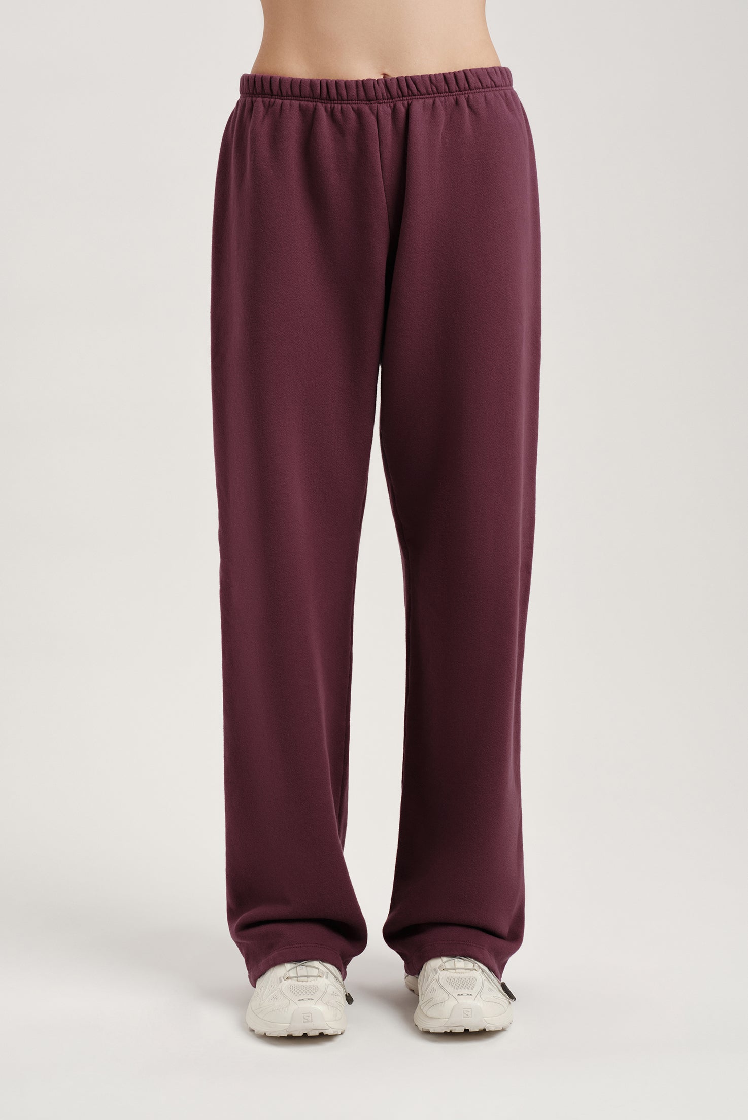 MIDWEIGHT SWEATS STAPLE STRAIGHT LEG SWEATPANTS - ROSEBUD