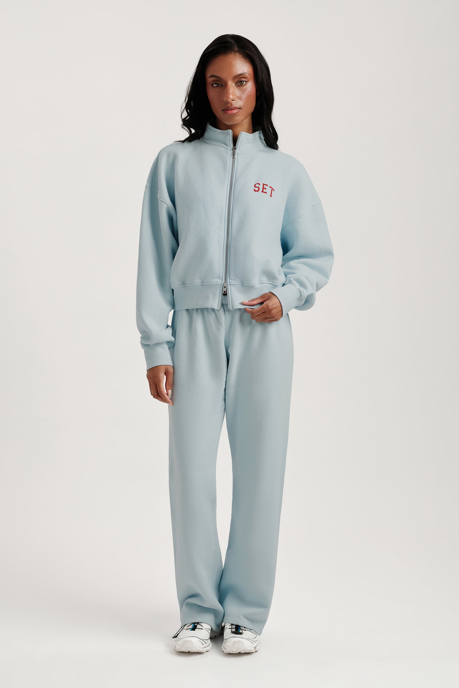 MIDWEIGHT SWEATS STAPLE SET FUNNEL ZIP - VERSE