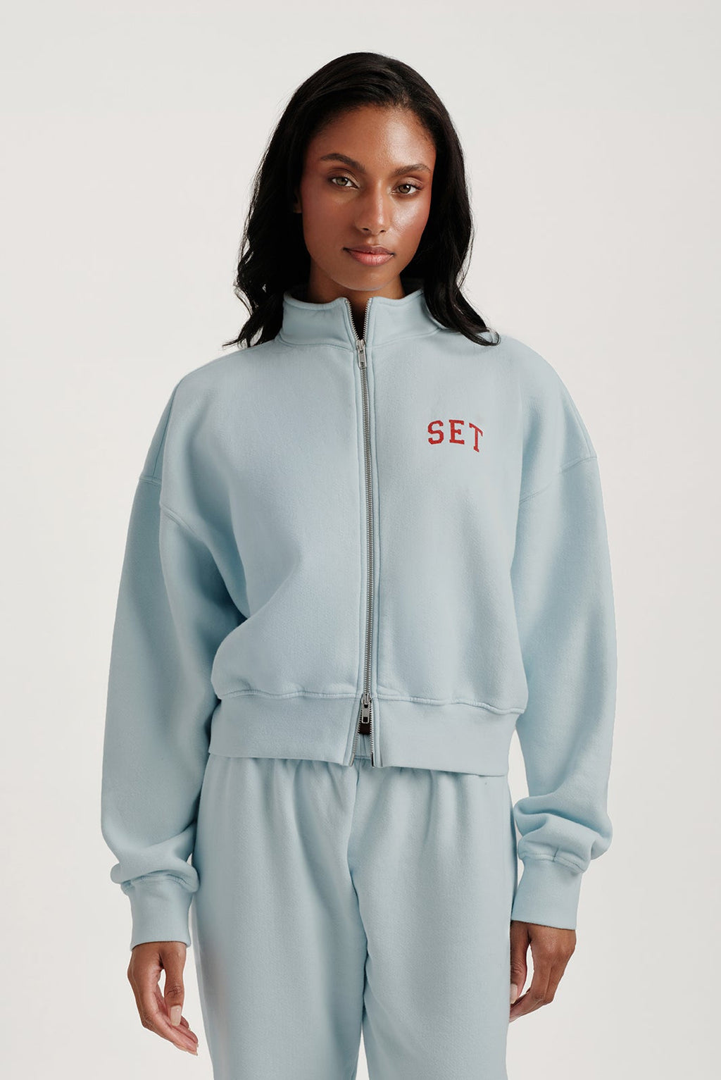 MIDWEIGHT SWEATS STAPLE SET FUNNEL ZIP - VERSE