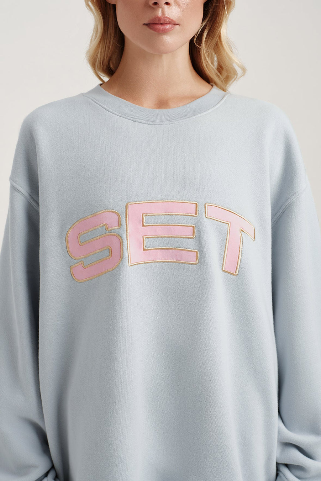 MIDWEIGHT SWEATS STAPLE SET CREWNECK - BLUSH