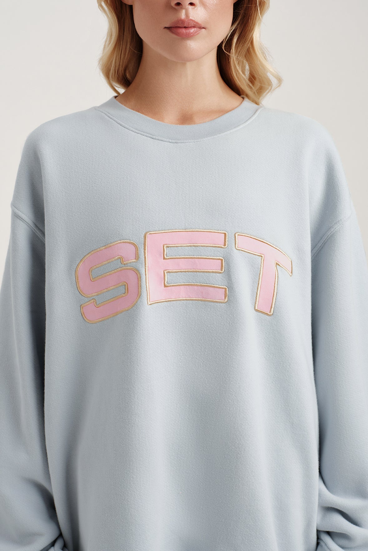 MIDWEIGHT SWEATS STAPLE SET CREWNECK - BLUSH