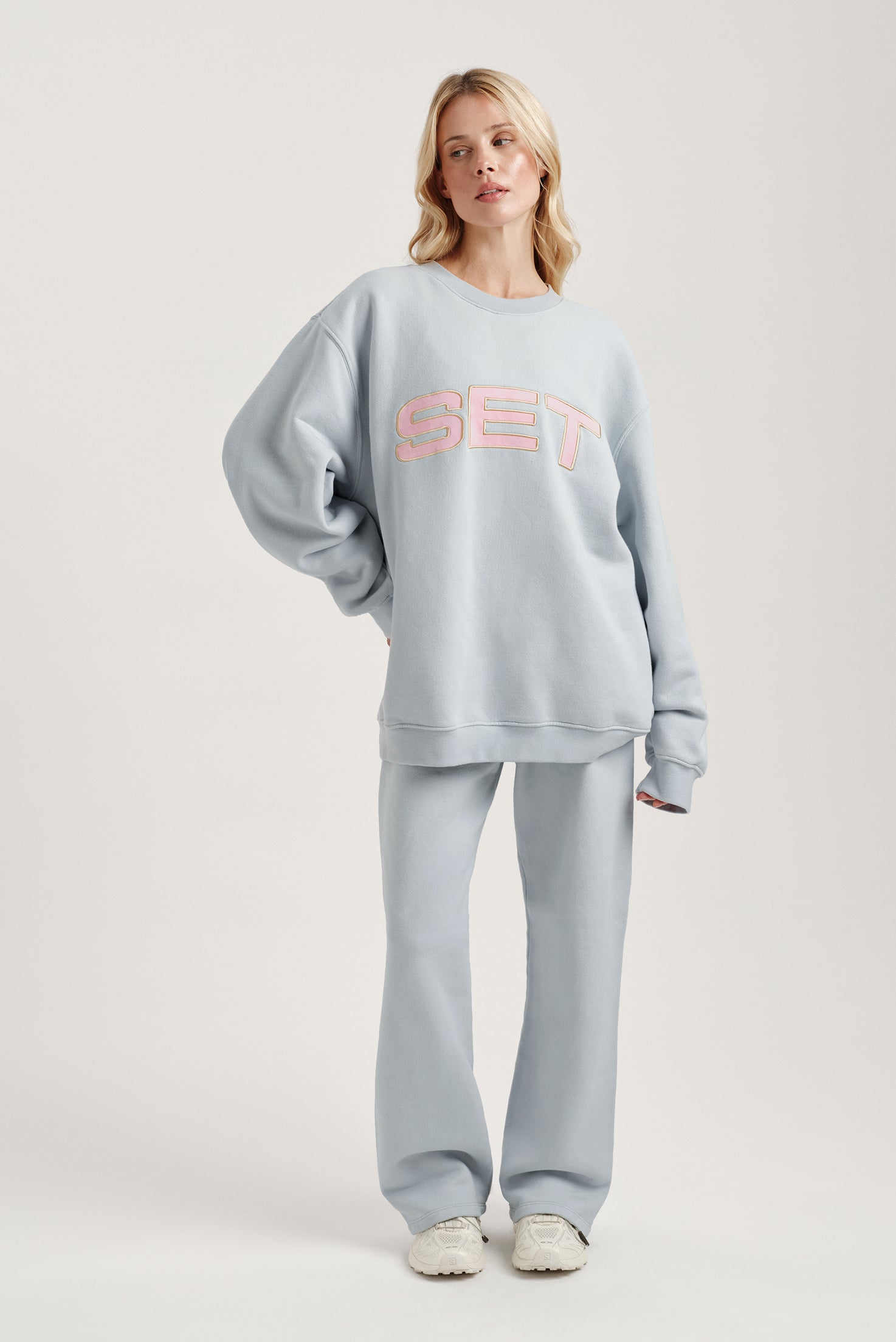 MIDWEIGHT SWEATS STAPLE SET CREWNECK - BLUSH
