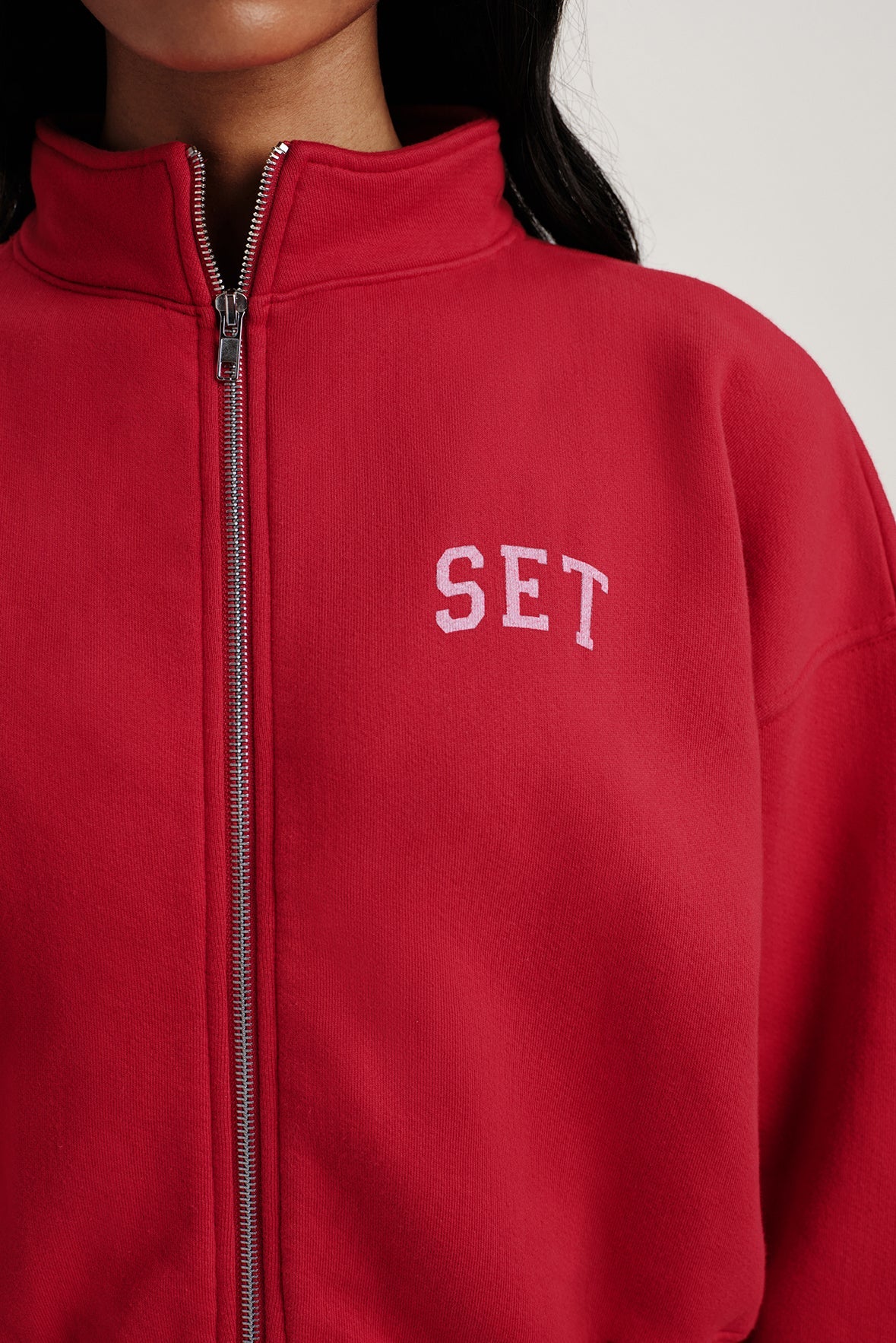 MIDWEIGHT SWEATS STAPLE SET FUNNEL ZIP - SONNET