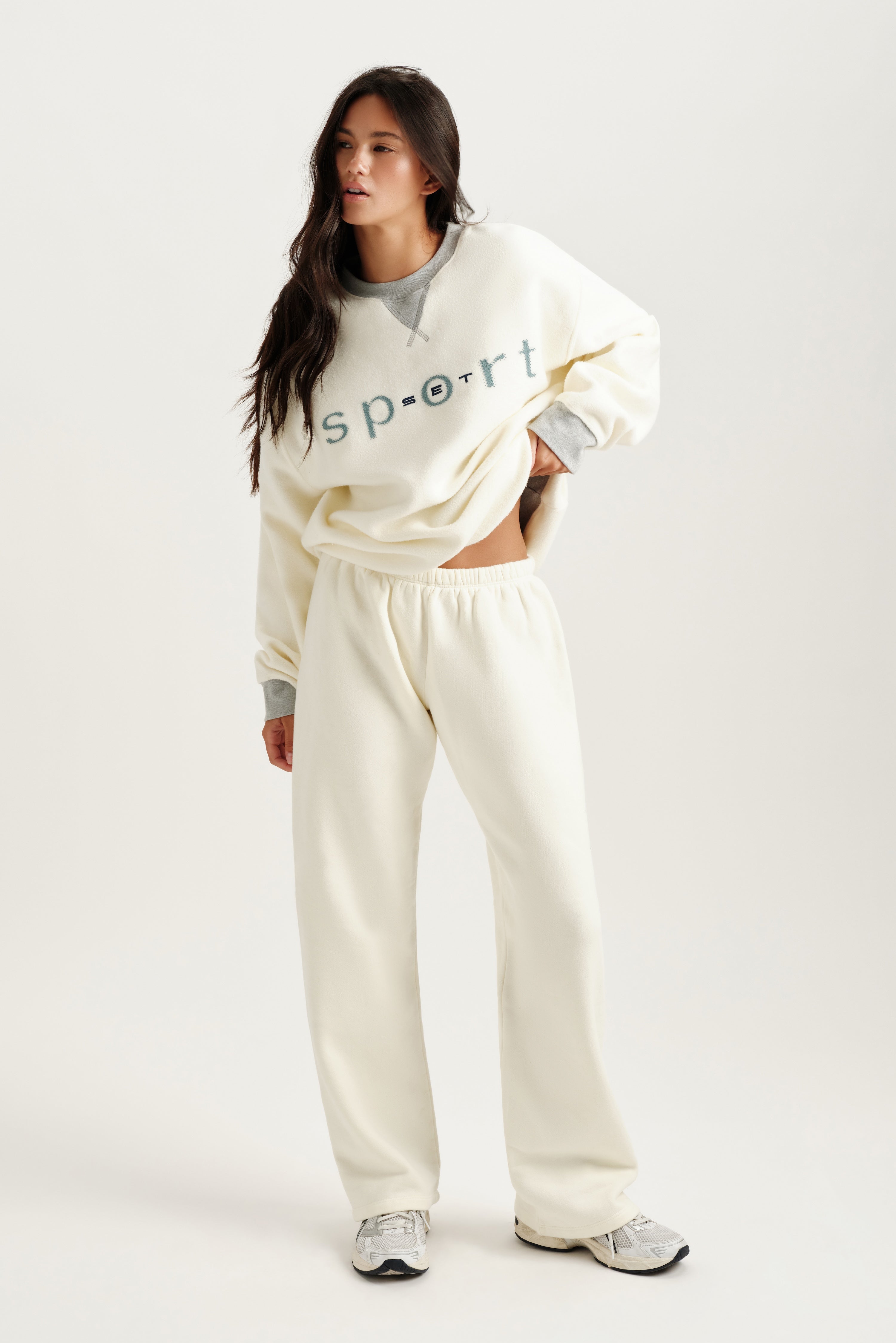 MIDWEIGHT SWEATS STAPLE STRAIGHT LEG SWEATPANTS - HAVEN