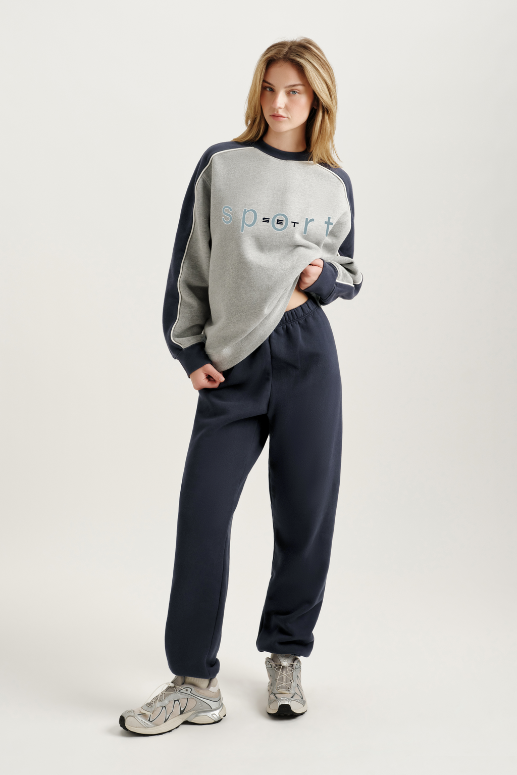 MIDWEIGHT SWEATS STAPLE OLD SCHOOL SWEATPANTS - INDIGO