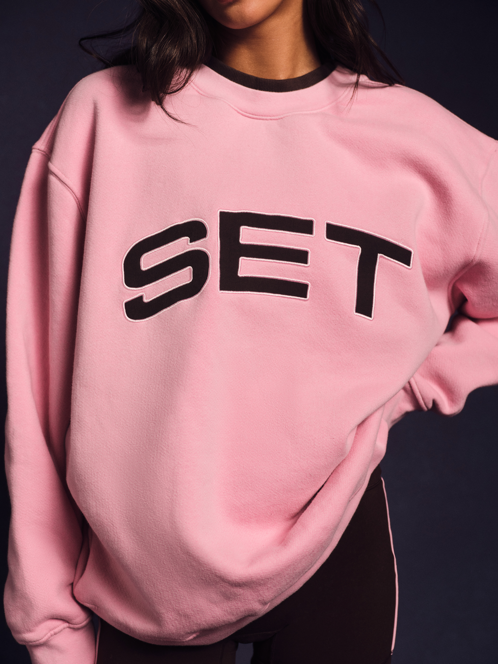 MIDWEIGHT SWEATS STAPLE SET LAYERED CREWNECK - SWIRL