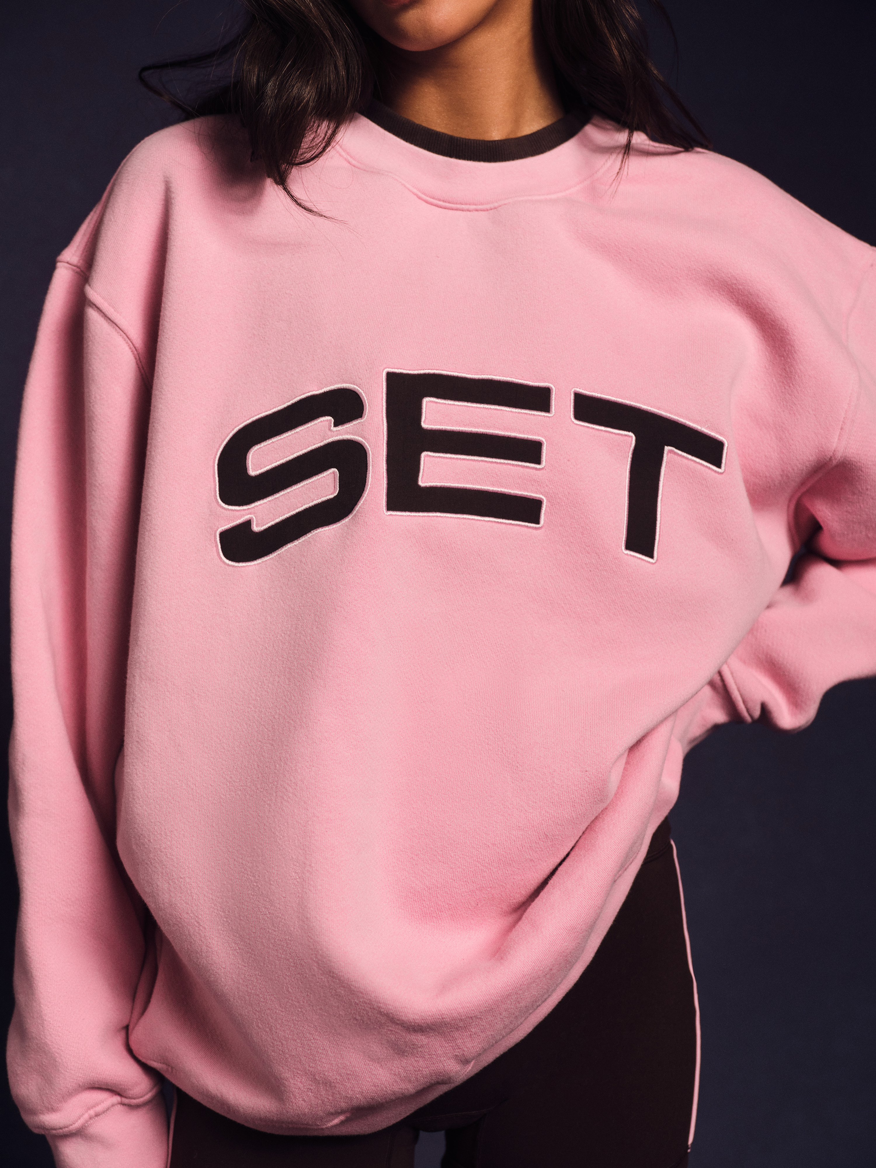 MIDWEIGHT SWEATS STAPLE SET LAYERED CREWNECK - SWIRL