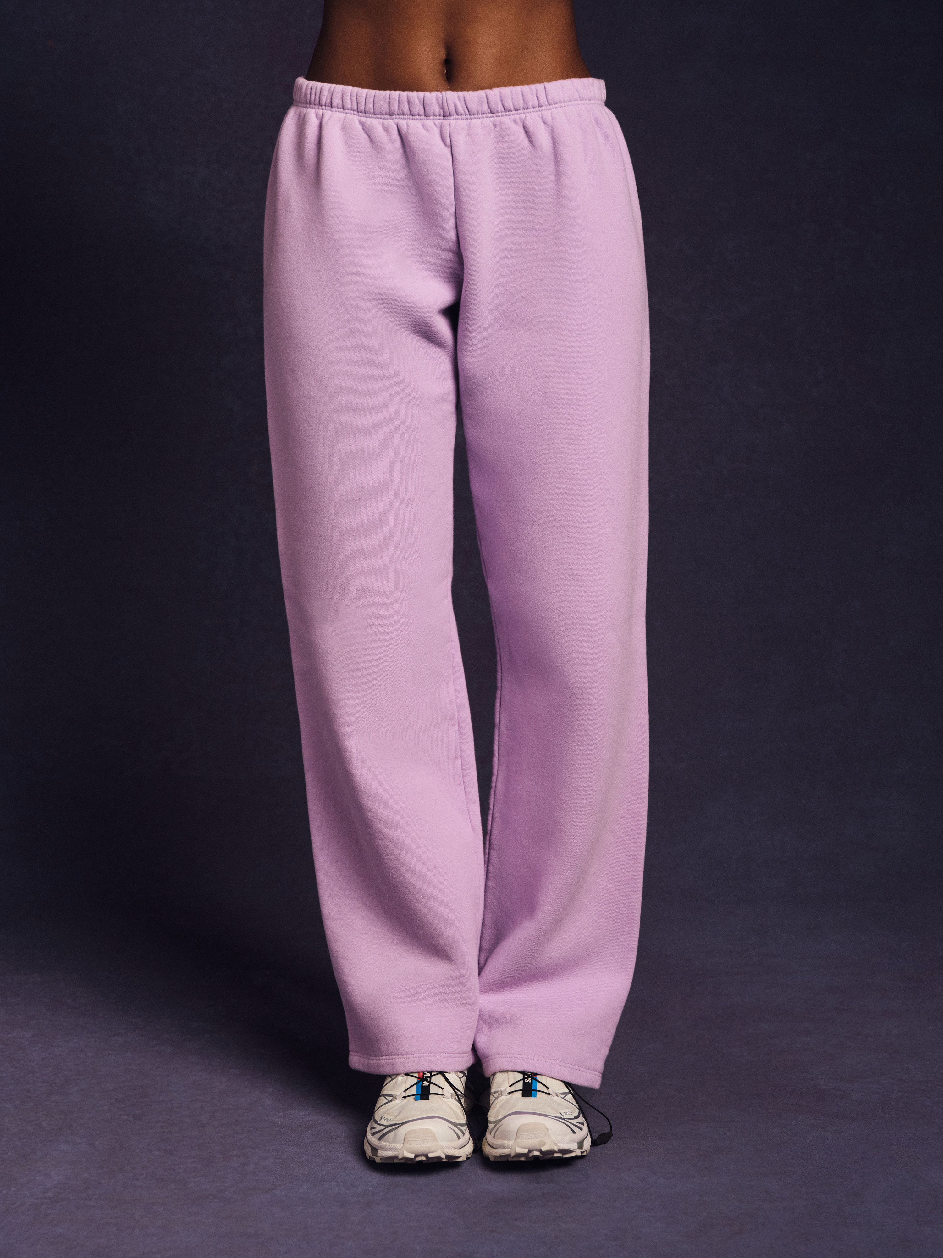 MIDWEIGHT SWEATS STAPLE STRAIGHT LEG SWEATPANTS - BUTTERCREAM