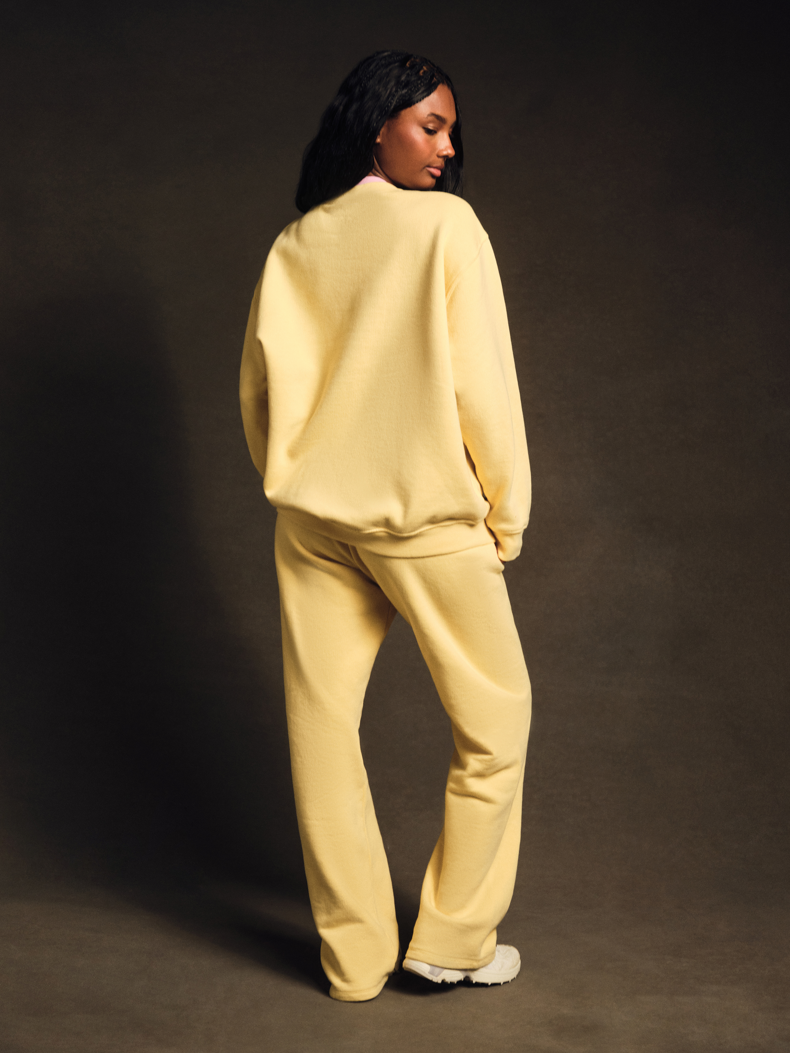 MIDWEIGHT SWEATS STAPLE STRAIGHT LEG SWEATPANTS - TAFFY