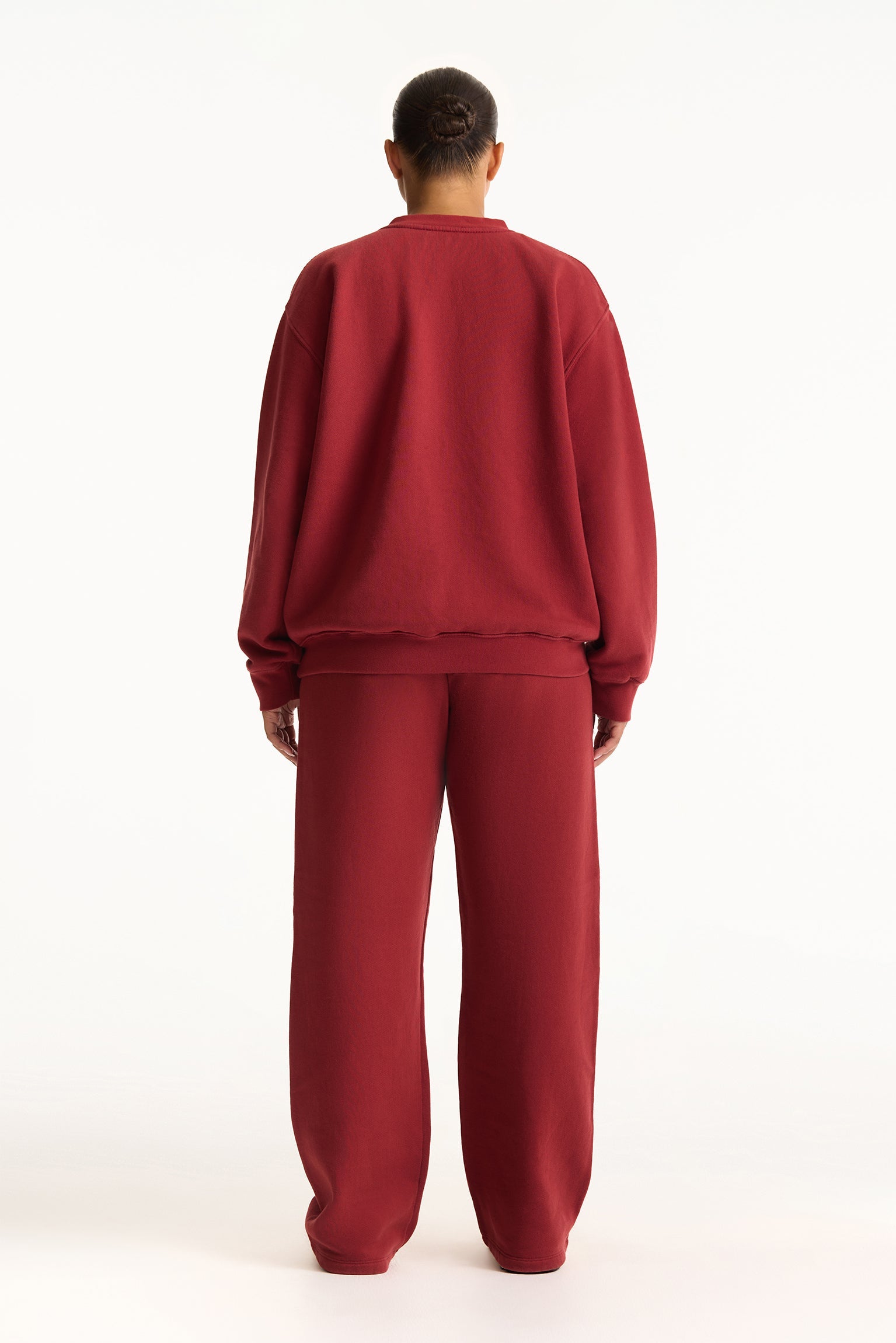 MIDWEIGHT SWEATS STAPLE STRAIGHT LEG SWEATPANTS - SNAPPER